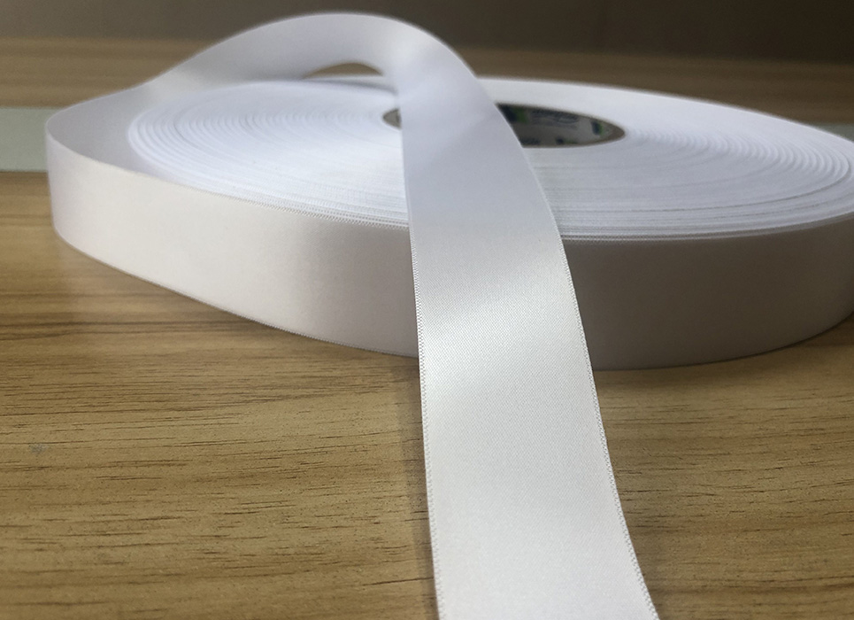 Single-sided woven edge tape WS601 in white-Huzhou Hengxin